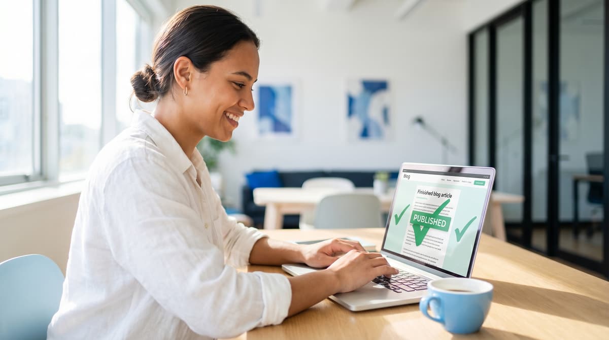 WritePartnerで記事が完成した様子